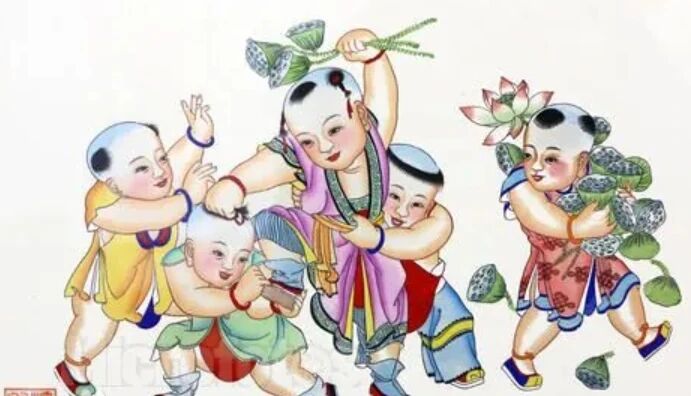 五子夺莲